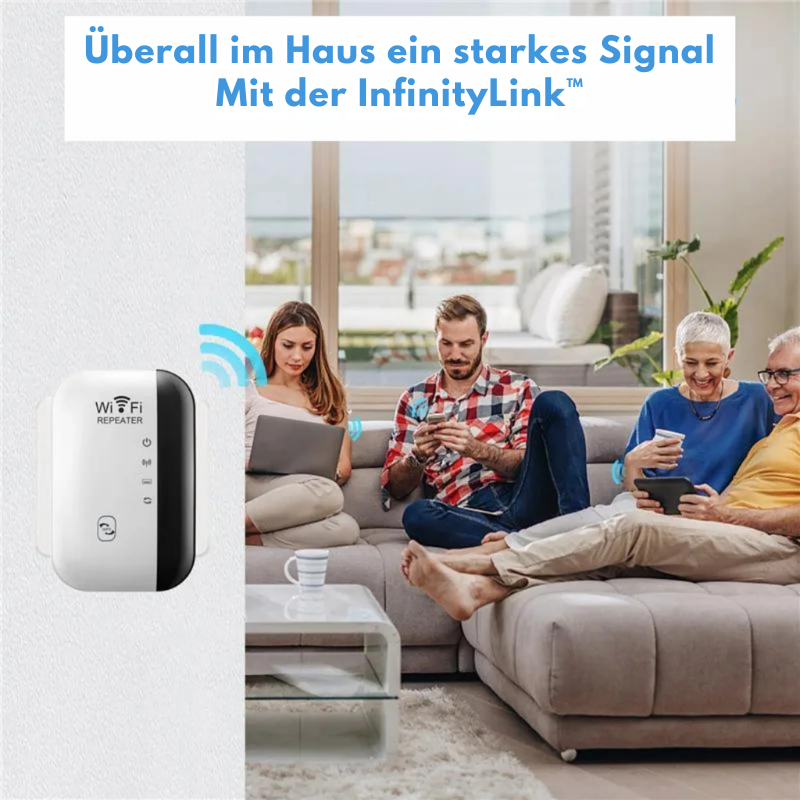InfinityLink™ |  Hochgeschwindigkeits-WLAN-Repeater