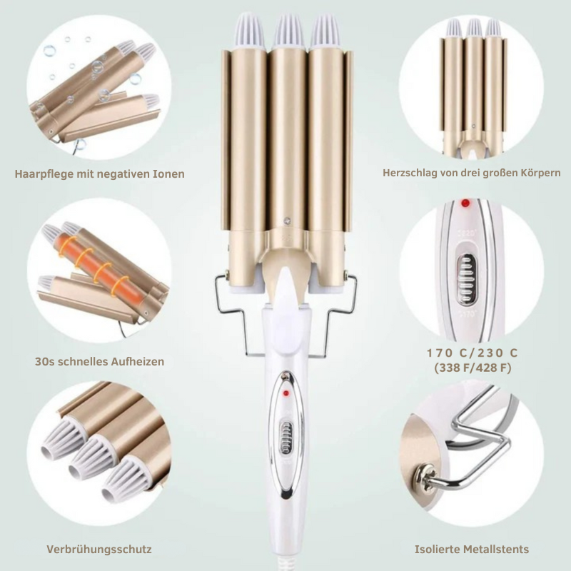 WaveLuxe™ | Erstelle salonwürdige Wellen in nur wenigen Minuten!