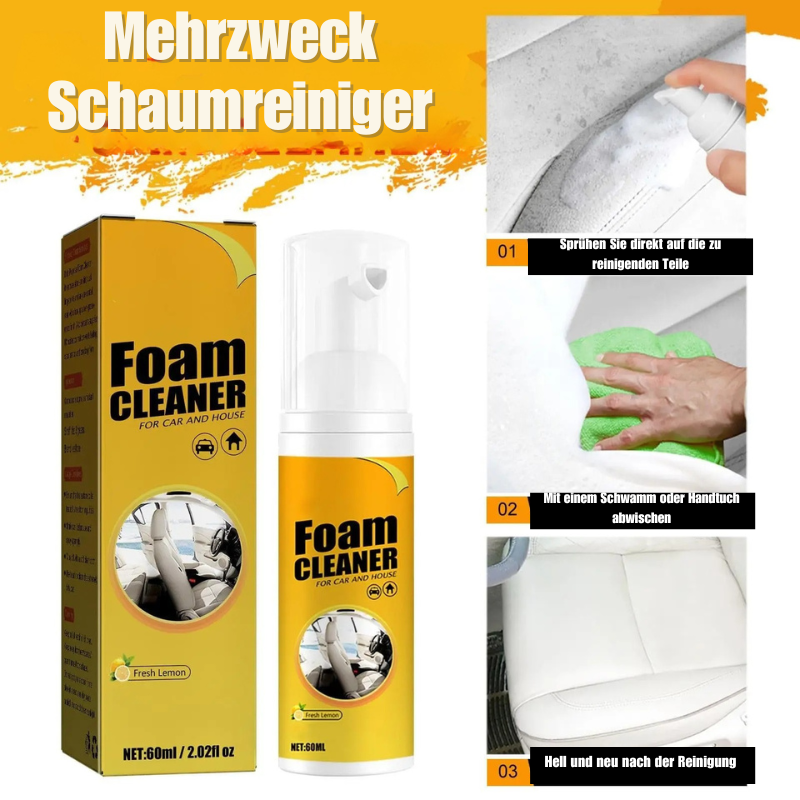 FoamCleaner™ | Tiefenreinigung für Auto und Interieur!