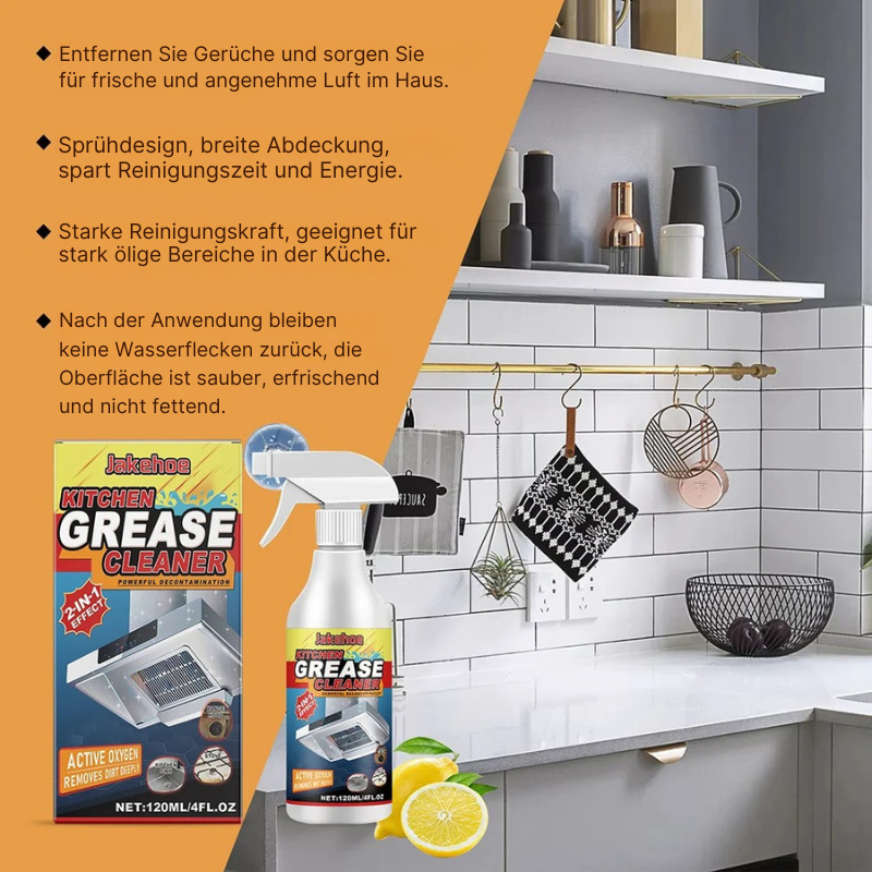 GreaseCleaner™ | Entfernen Sie jeden Fleck sofort!