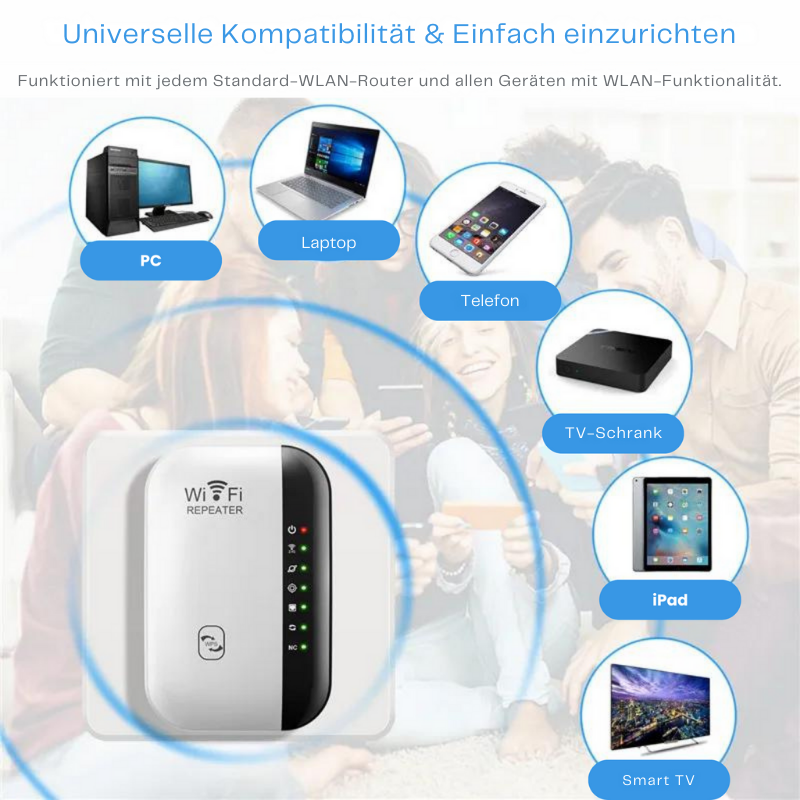 InfinityLink™ |  Hochgeschwindigkeits-WLAN-Repeater