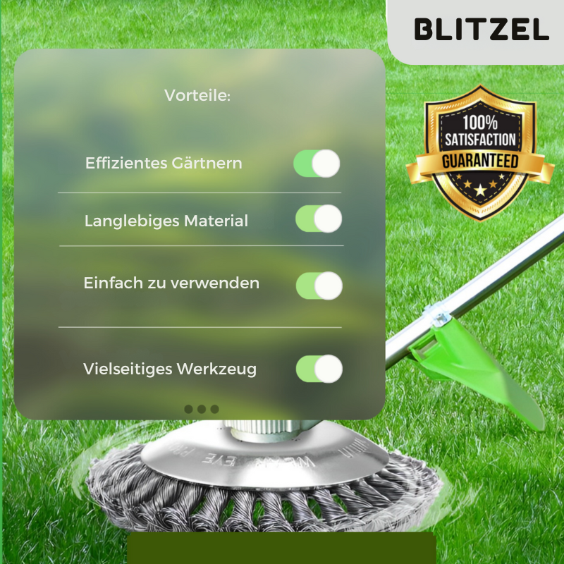 EasyTrimmer™ | Entfernen Sie Unkraut mühelos!