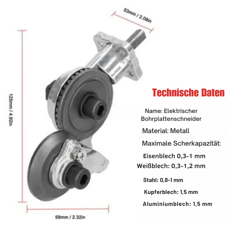 DrillSnip™ | Schneidet Eisen in Sekunden!