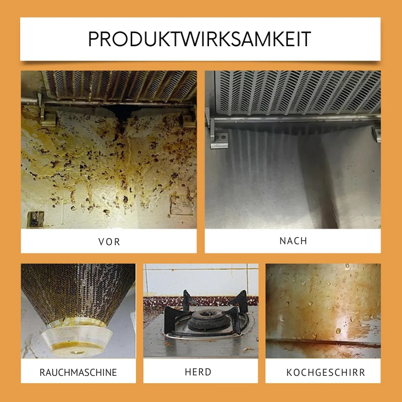 GreaseCleaner™ | Entfernen Sie jeden Fleck sofort!