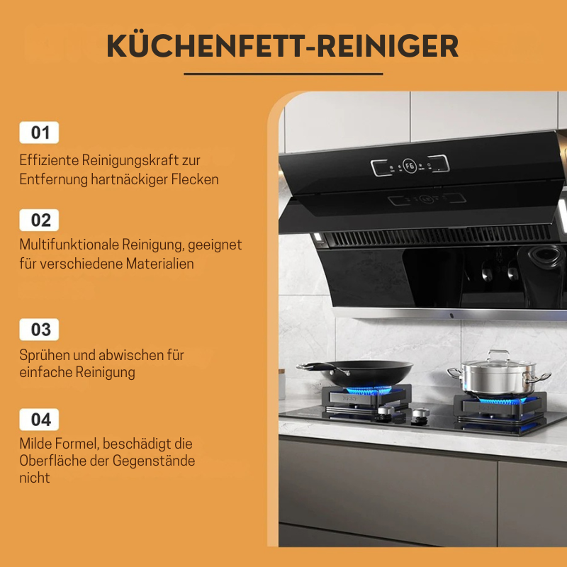 GreaseCleaner™ | Entfernen Sie jeden Fleck sofort!