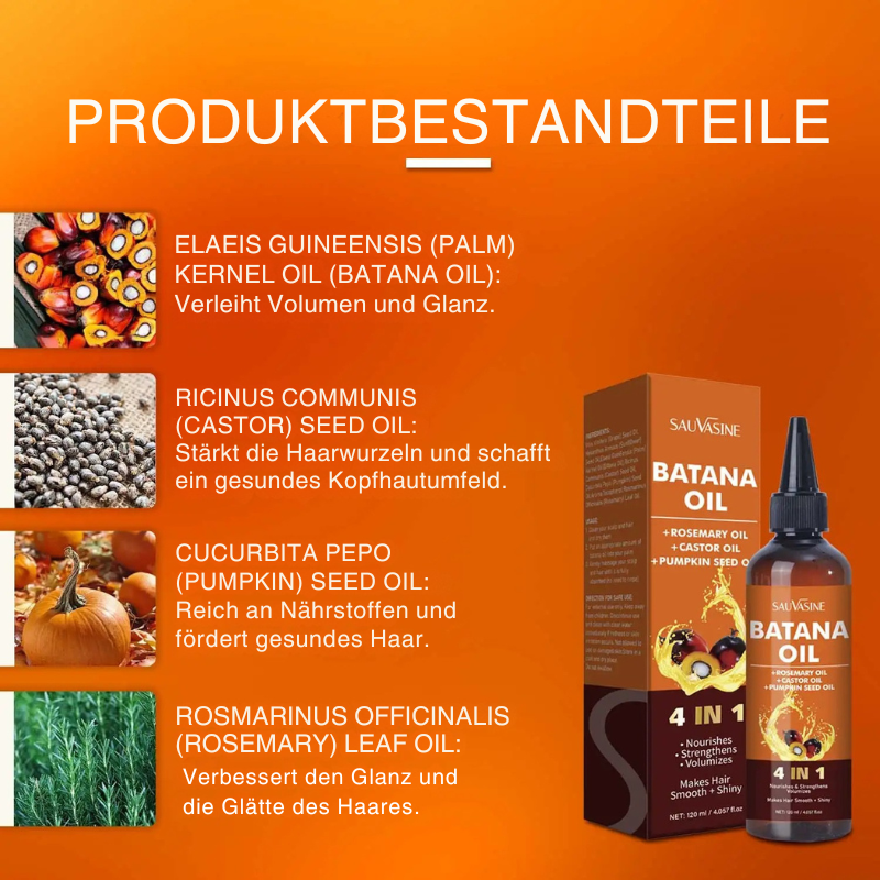 BatanaOil™ | Stellt dein Haar wieder her & nährt es!