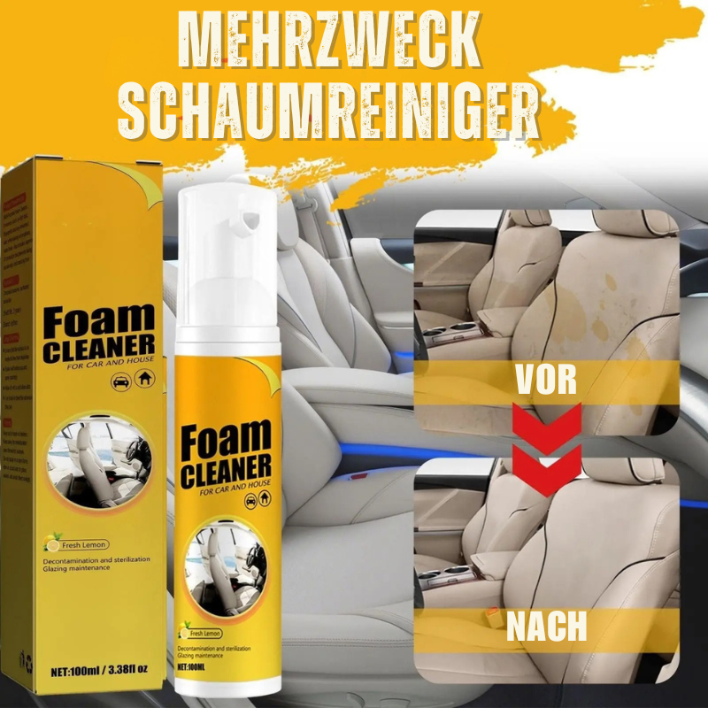 FoamCleaner™ | Tiefenreinigung für Auto und Interieur!