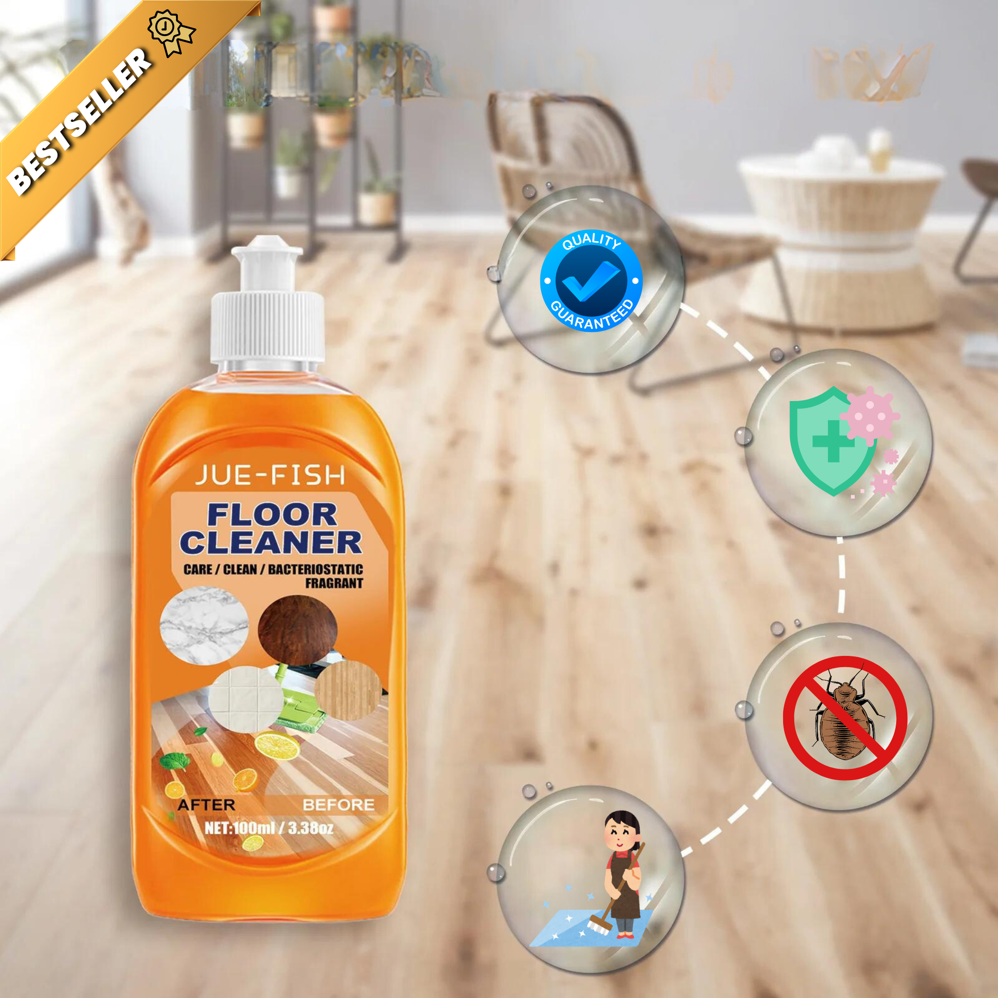 FloorCleaner™ | 100% Fleckenfrei