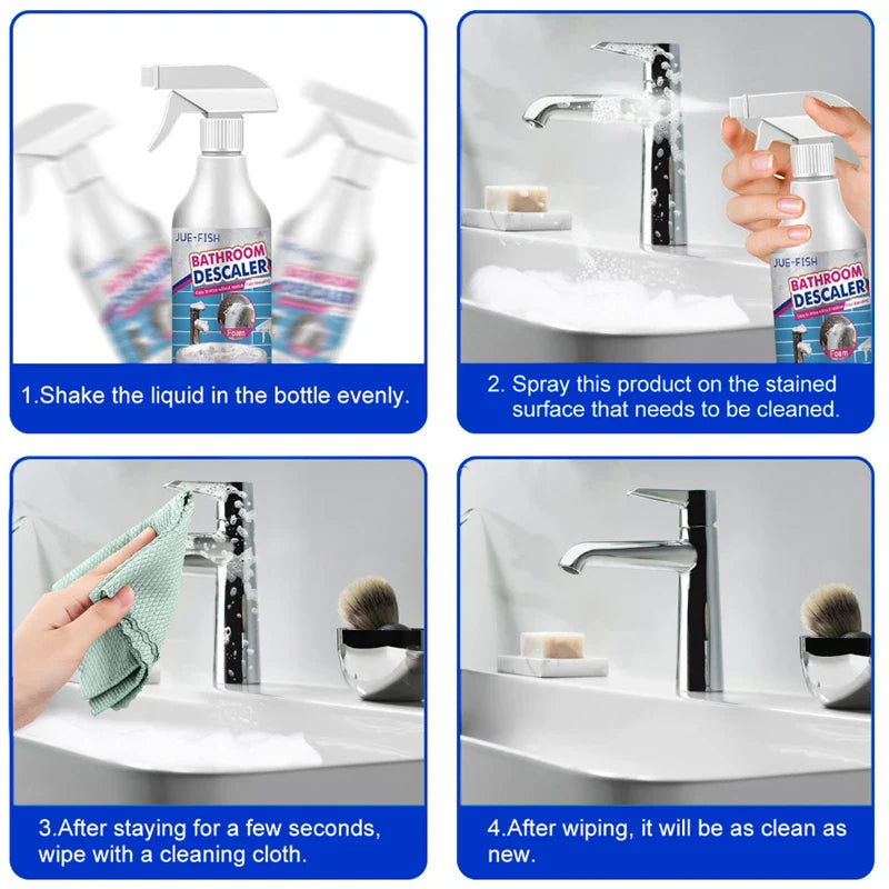 DescaleX™ | Das Badezimmer wird sofort sauber!