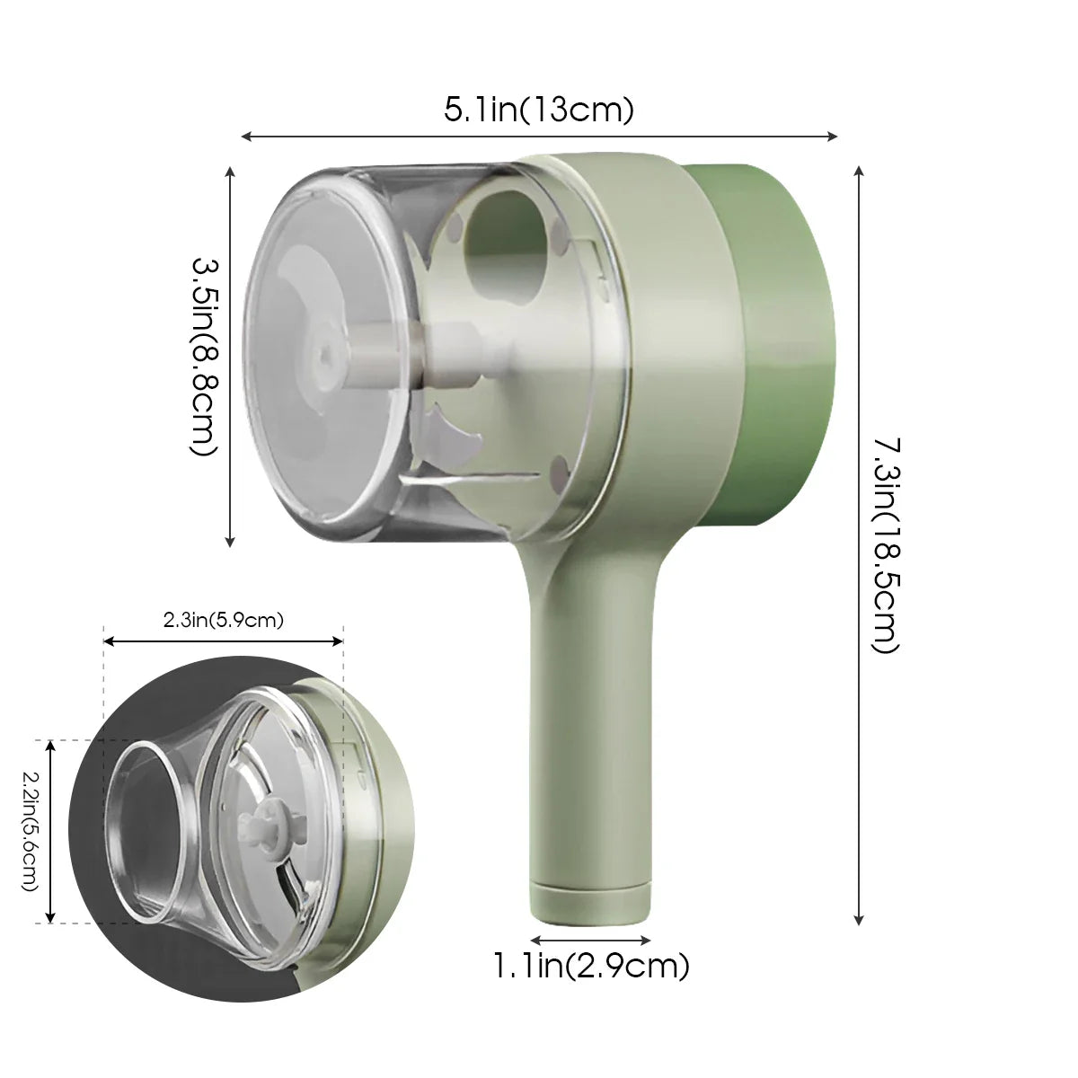 SliceNGrind™ | 2-in-1-Lebensmittelzerkleinerer