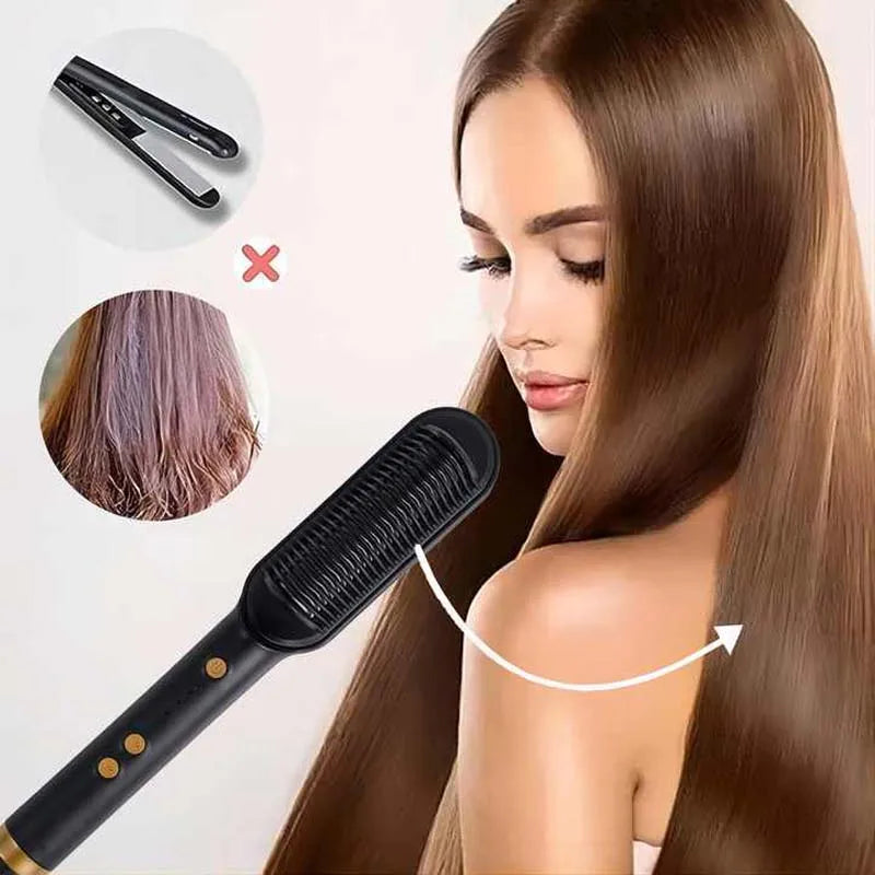SilkBrush™ | Perfekt glattes Haar in einem einzigen Zug!